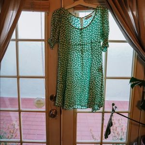 Faithful the Brand - Light pastel green mini dress La Barben dress